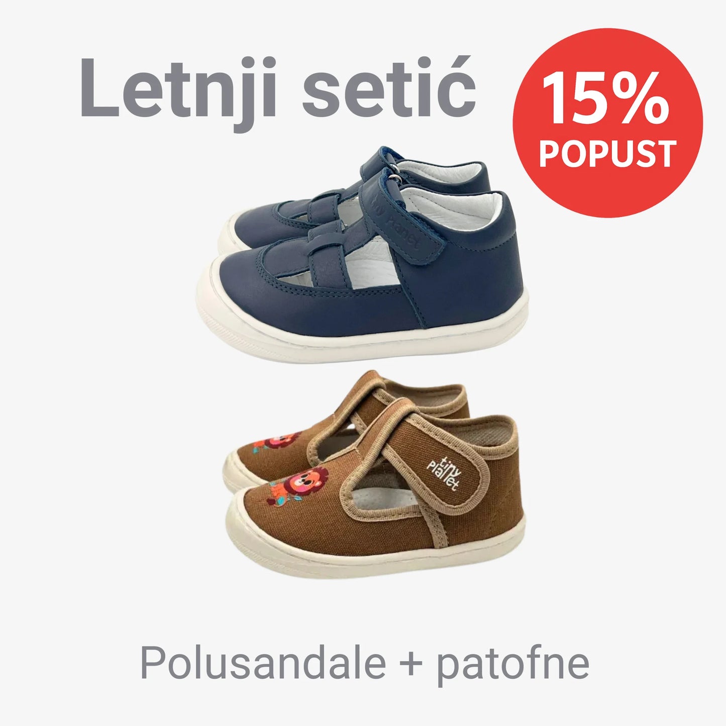 Letnji setić – ZAZA Navy + RUMI Beige Lion