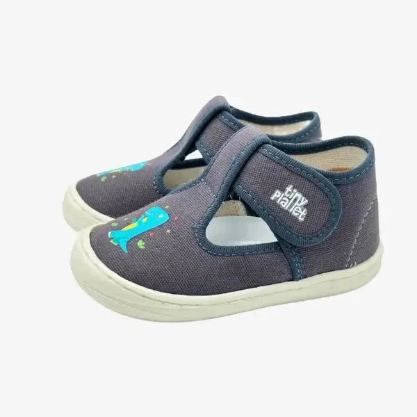 Letnji setić – ZAZA Blue + RUMI Grey Dino