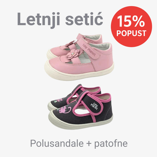 Letnji setić – ZAZA Pink + RUMI Gray Cat
