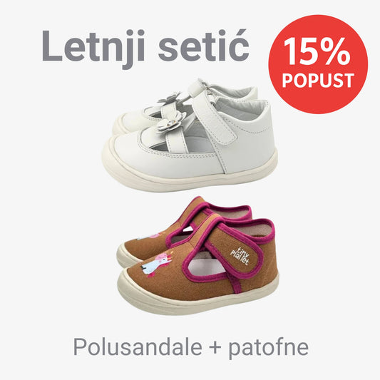 Letnji setić – ZAZA White + RUMI Beige Unicorn