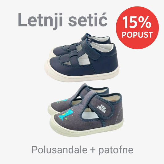 Letnji setić – ZAZA Navy + RUMI Grey Dino